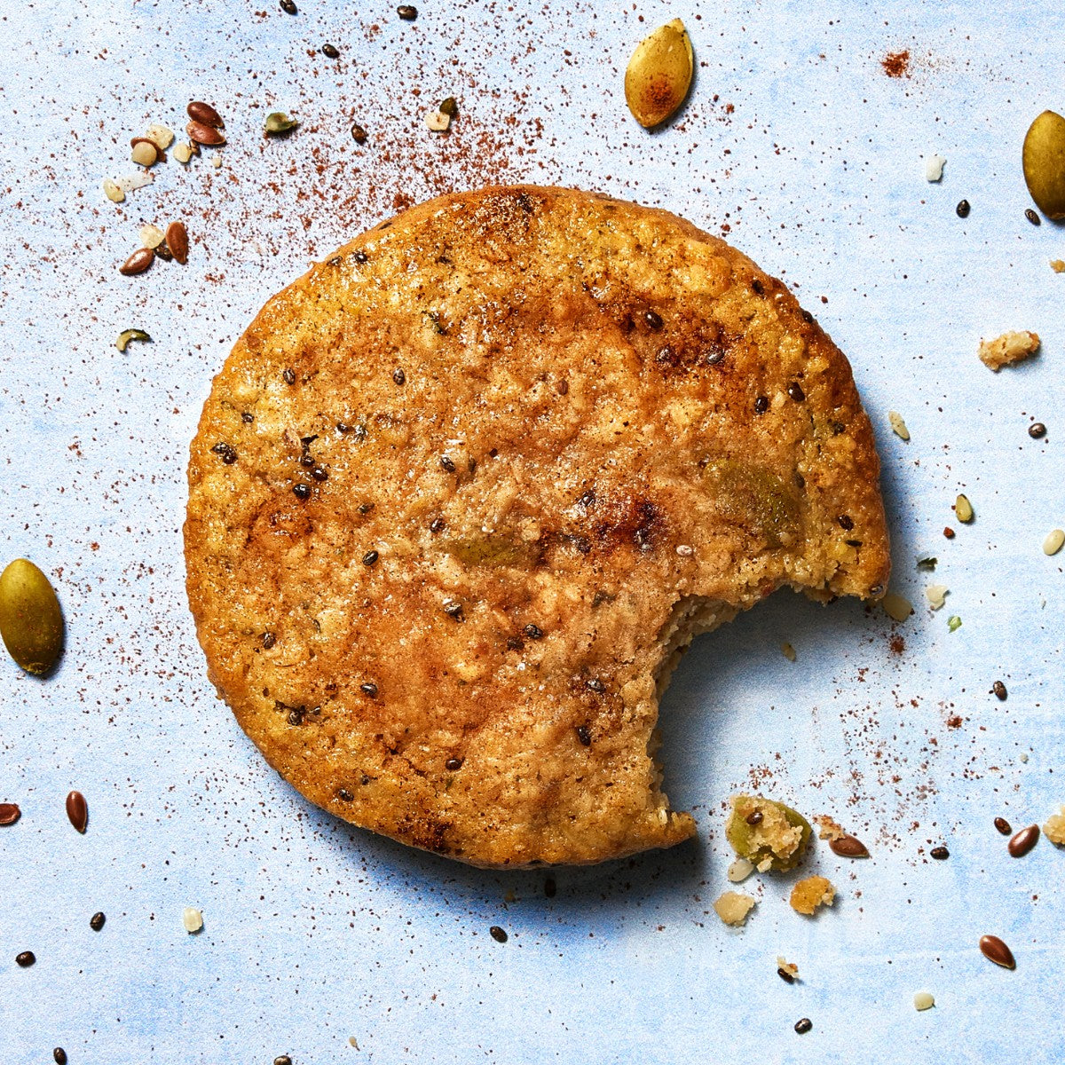 Cinnamon Maple Baked Oat and Seed Bar