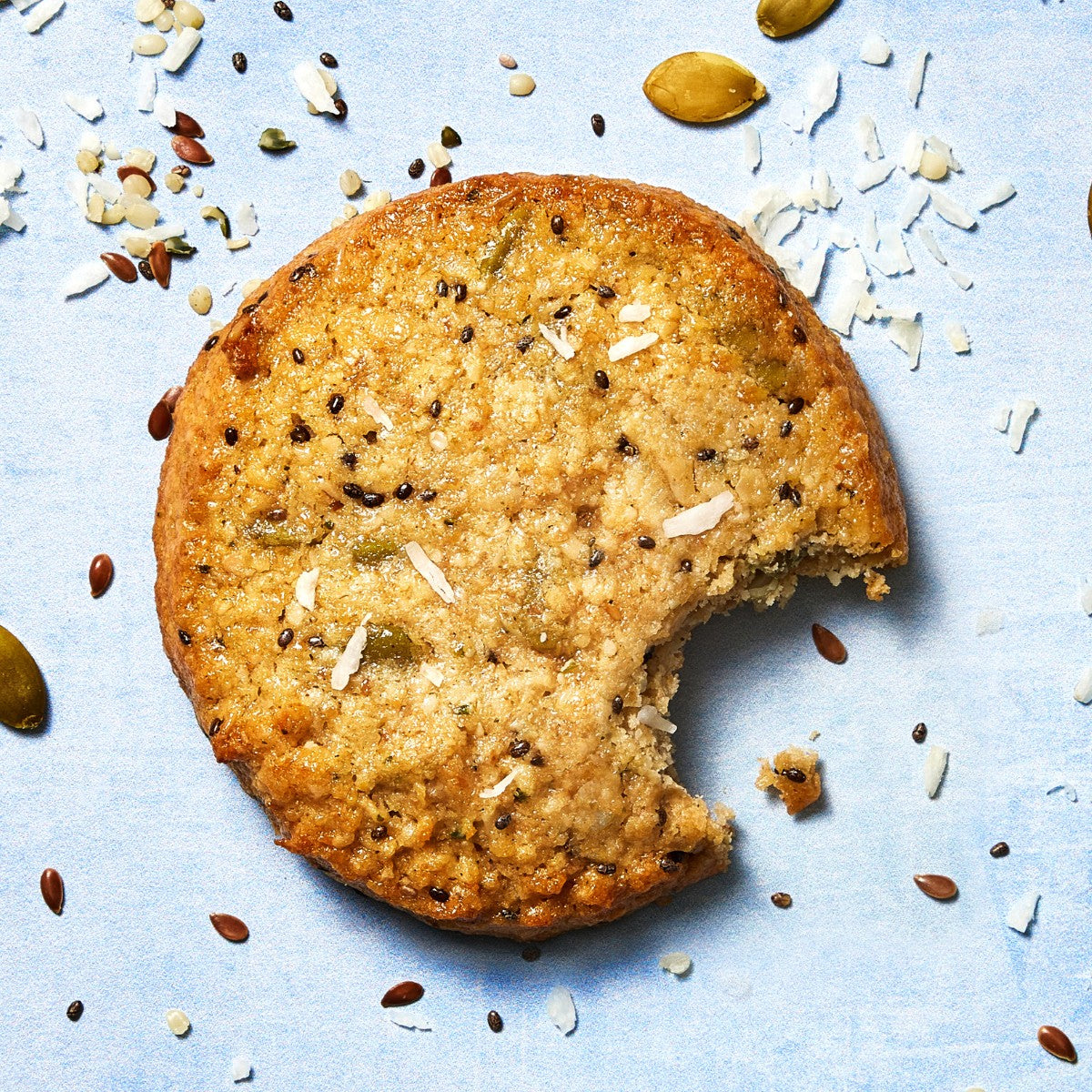 Coconut Baked Oat and Seed Bar